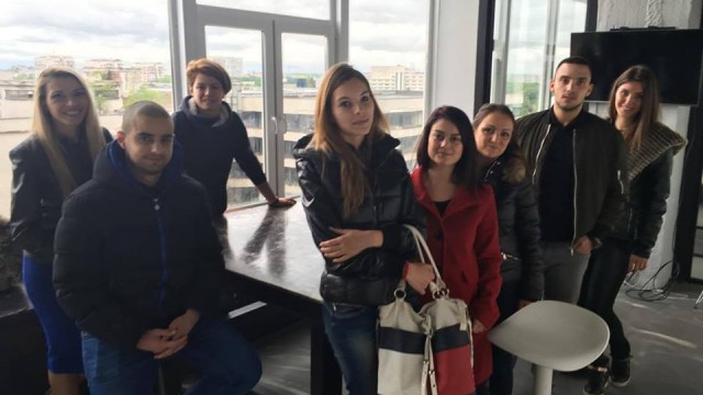 Студенти на ВУЗФ на посещение в Coworking Space by Puzl 